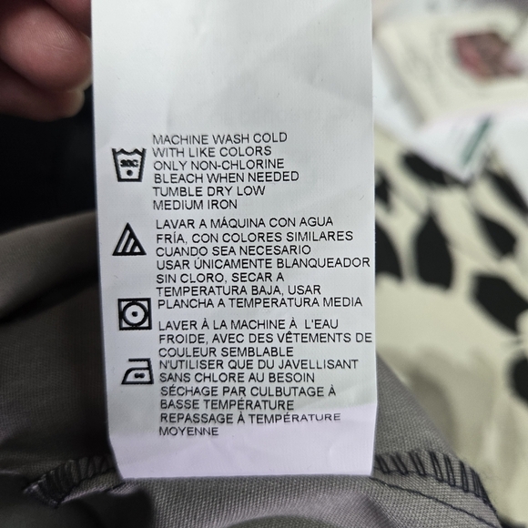 DICKIES | Women's Fitted Work Shirt in Dark Blue/Gray sz M - Picture 8 of 8